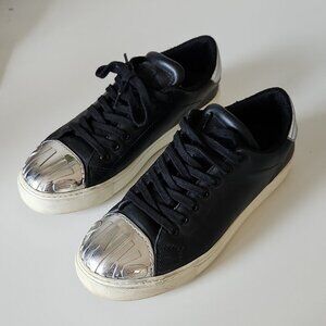 Pinko Black and Silver Sneakers